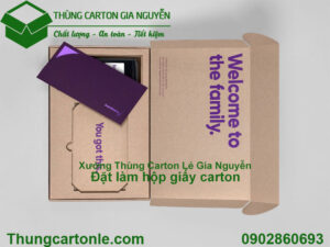 Đặt làm hộp giấy carton