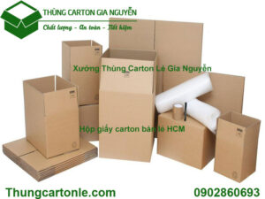 Hộp giấy carton bán lẻ HCM