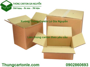 Làm thùng carton theo yêu cầu