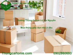 Mua thùng giấy dọn nhà ở đâu