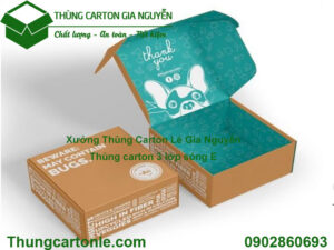 Thùng carton 3 lớp sóng E