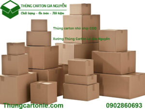 Thùng carton nhỏ ship COD