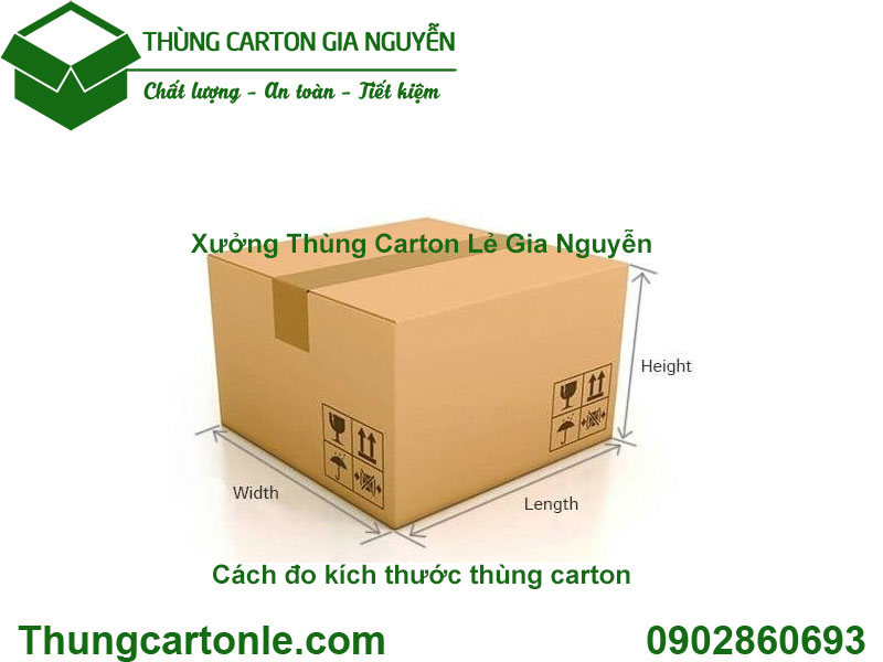 Cách đo kích thước thùng carton