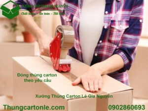 Đóng thùng carton theo yêu cầu