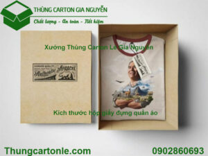hộp giấy đựng quần áo
