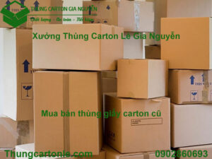 Mua bán thùng giấy carton cũ