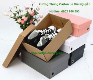 hộp carton đựng giày