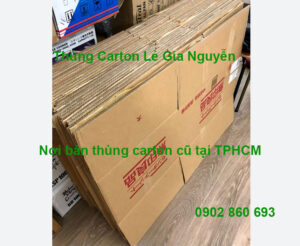 Nơi bán thùng carton cũ tại TPHCM