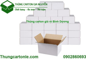 Thùng carton giá rẻ Bình Dương