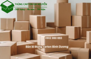 Bán lẻ thùng carton Bình Dương