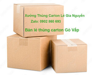 Bán lẻ thùng carton Gò Vấp