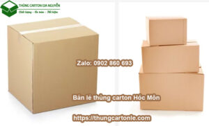 Bán lẻ thùng carton Hóc Môn