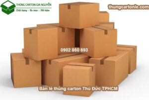 Bán lẻ thùng carton Thủ Đức