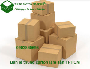 Bán lẻ thùng carton làm sẵn