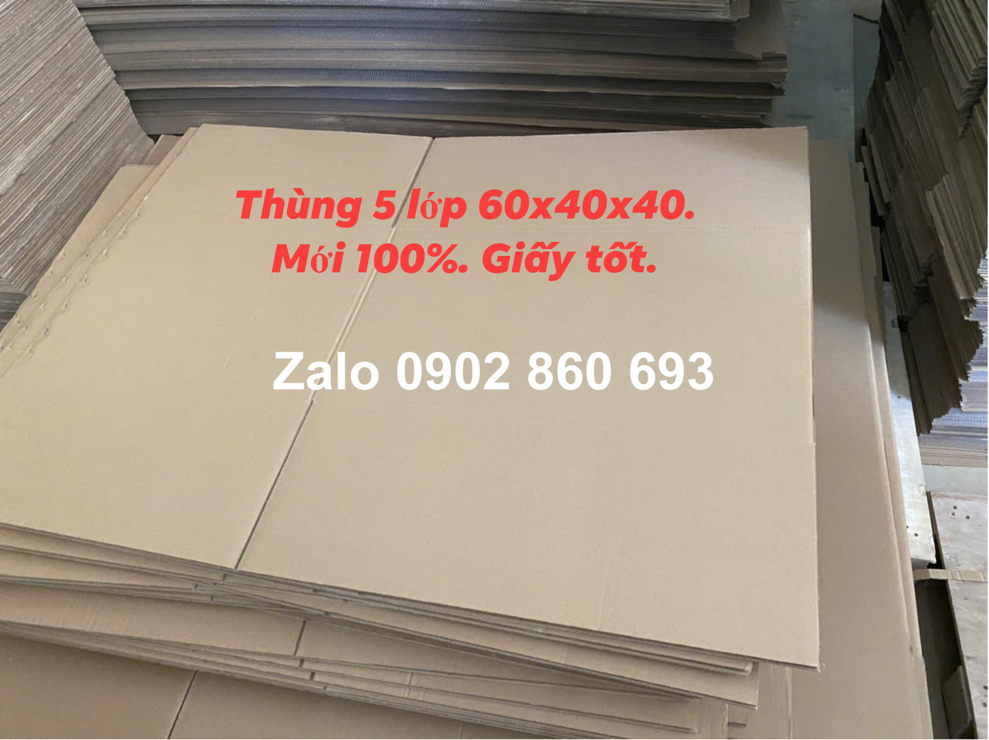 Thùng carton 5 lớp 60x40x40
